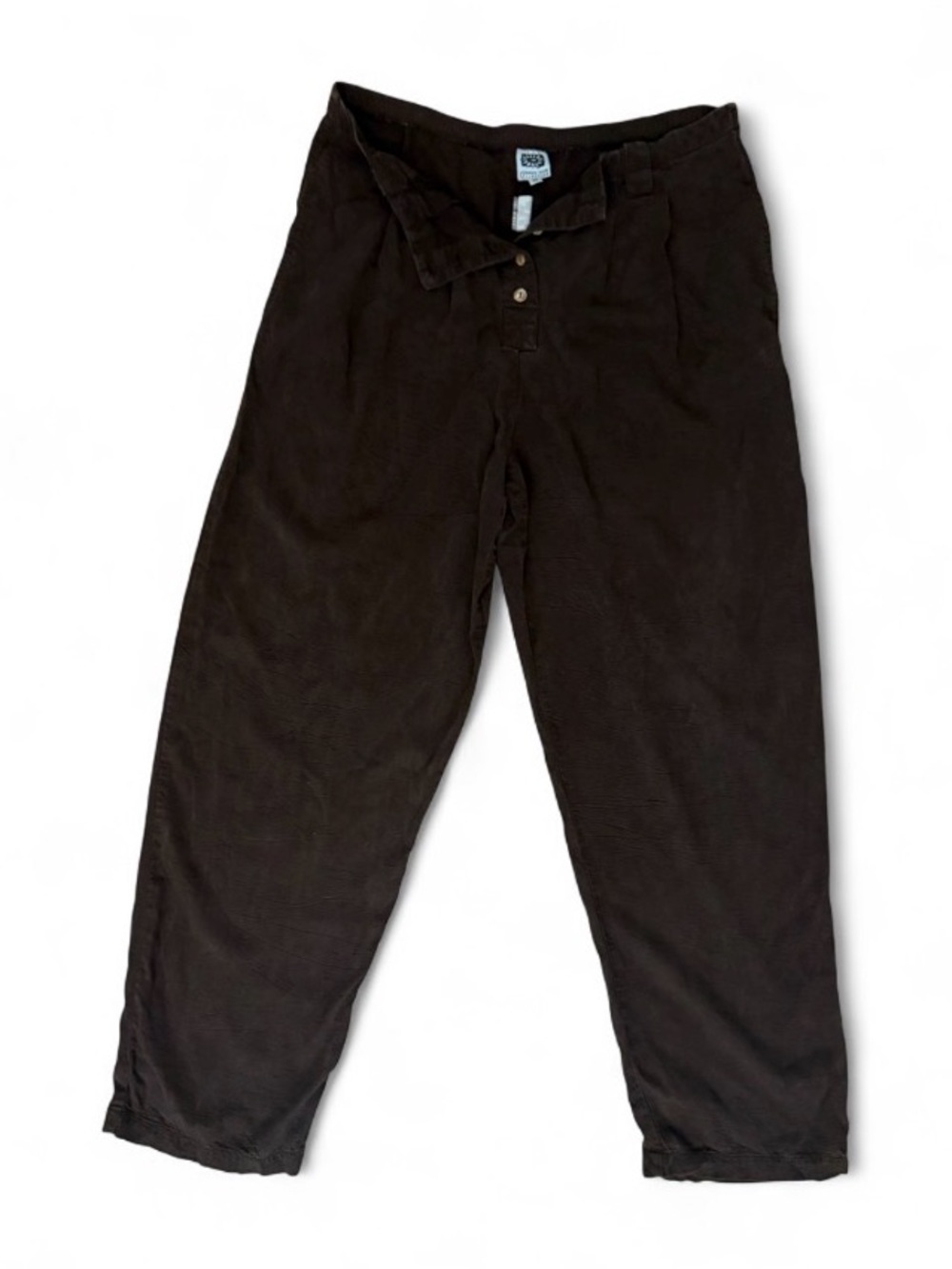 Johnny Was Vintage Brown Pleated Trousers M